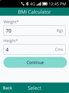App screen 1